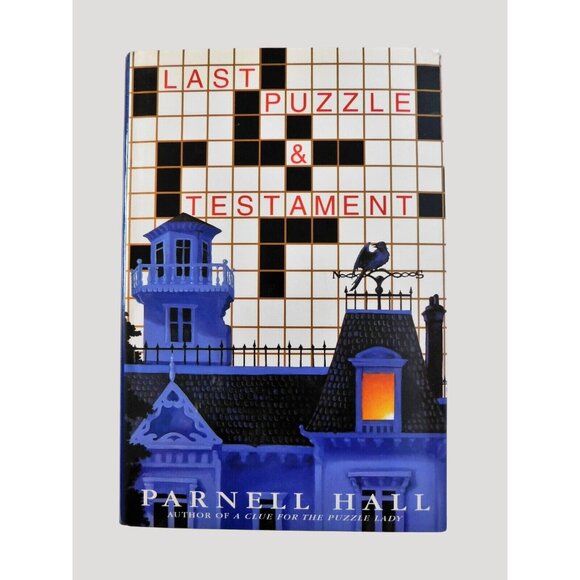 Puzzle Lady Mystery Series Last Puzzle and Testament by Parnell Hall 2000 HBDJ - Picture 1 of 4